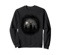 Creepy Forest Druids Antlers Goth Grunge Horror Aesthetic Sweatshirt