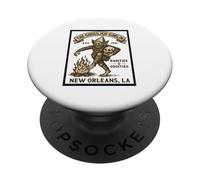 Creepy Ghoulish Goblin Monster Store New Orleans LA Graphic PopSockets Adhesive PopGrip