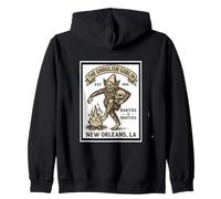 Creepy Ghoulish Goblin Monster Store New Orleans LA Graphic Zip Hoodie
