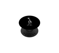 Creepy Goth Giraffe, Horror Giraffe, Weirdcore Giraffe PopSockets Adhesive PopGrip