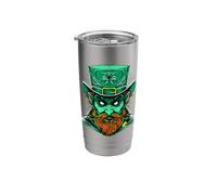 Creepy Goth Leprechaun St Patricks Day Dark Gothic Irish Stainless Steel Insulated Tumbler