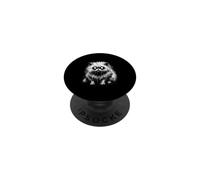 Creepy Goth Persian Cat, Horror Cat, Weirdcore Cat PopSockets Adhesive PopGrip