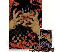 Creepy Gothic Girl Jigsaw for Teenagers1000 Pieces Strong Logic Cozy Fun Joyful Challenge (38x26cm)