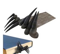 Creepy Hand Bookmark,Resin 3D Bookmarks Halloween Decor,Creative Devil's Hand Book-Mark,Halloweens Claw Witch's Hand Festival Decor, Stationery Bookshelf Ornaments