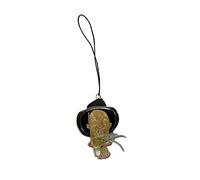 Creepy Haunted Dream Man with Hand Claws This is God Horror Film Movie Parody Enamel Metal Pendant Rear View Mirror Car Charm Dangler