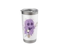 Creepy Ice Cream on a Stick with Knife Stainless Steel Insulated Tumbler