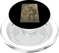 Creepy Japanese Monster Kappa Sumi-e Yokai Halloween PopSockets PopGrip for MagSafe