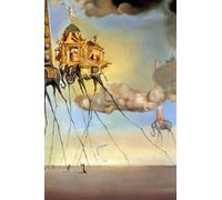 Creepy Journals for Writing: Macabre Notebook Dali's The Temptation of St Anthony design