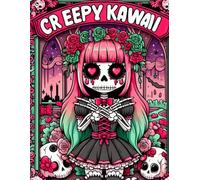 Creepy Kawaii Pastel Goth Coloring Book: best Cute Horror Spooky Gothic Coloring Pages: Pastel Goth Coloring Series