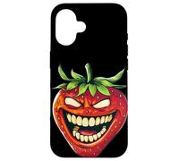 Creepy laughing Strawberry Costume for Man and Woman Case for iPhone 16