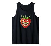 Creepy laughing Strawberry Costume for Man and Woman Tank Top
