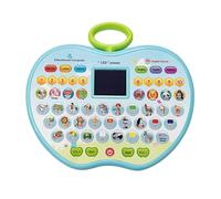 Creepy LED English Learning Machine Children's Early Education Machine Smart Toys English Tab Let Point Reading An Incomplete Education (Blue, 21x19cm)