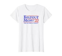 Creepy Momo Cryptid Value Graphic T-Shirt, Women, White, XL