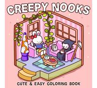 Creepy Nooks: A Spooky Coloring Book with Haunted Corners, Soft Ghosts, and Cozy Vibes for Adults and Teens Relaxation