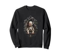 Creepy Scary Murder Doll Halloween Killer Puppet Sweatshirt