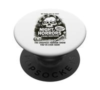 Creepy Scary Skull Night Of Horrors Nightmare Halloween PopSockets Adhesive PopGrip