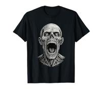 Creepy Scary Zombie Horror Movie Helloween Costume Nightmare T-Shirt