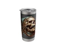 Creepy Skull Face for Mom Slavic Mythology Witch Baba Yaga Stainless Steel Insulated Tumbler