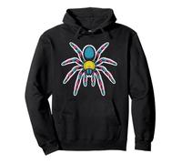 Creepy Spider Horror Arachnid Graphic For Spider Lovers Pullover Hoodie