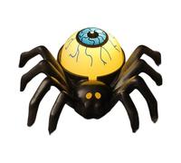 Creepy Spider Lights with Blood Eyes - Battery Operated LED Flameless Candles for Halloween Indoor Outdoor Decor, Fright Night Accessories & Spooky Party Ambience (Blue)