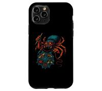 Creepy Spider Sewing Dark Web Artwork Case for iPhone 11 Pro