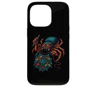 Creepy Spider Sewing Dark Web Artwork Case for iPhone 13 Pro