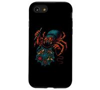Creepy Spider Sewing Dark Web Artwork Case for iPhone SE (2020) / 7/8