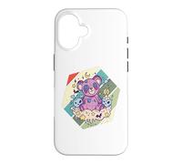 Creepy Teddy spooky cute gothic stitched teddy skulls Bones Case for iPhone 16