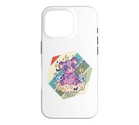 Creepy Teddy spooky cute gothic stitched teddy skulls Bones Case for iPhone 16 Pro
