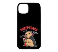 Creepybara Capybara Vampire Funny Halloween Scary Animal Case for iPhone 15 Plus