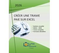 Créer une trame paie sur Excel - 2026