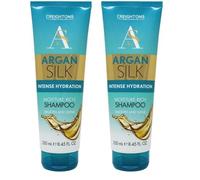 Creightons Argan Silk Moisture Rich Shampoo (250ml) - Professionally Formulated with Argan Oil from Morocco, Replenishes Moisture for Strength & Shine, For All Hair Types (Pack of 2)
