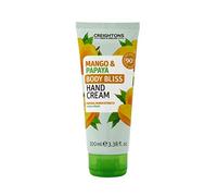 Creightons Body Bliss Mango And Papaya Hand Cream (100ml) - Nourishes hands and cuticles, formulated with 90% naturally derived ingredients & sustainably sourced fruit extracts (Pack of 2)