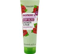 Creightons Body Bliss Raspberry and Pomegranate Shower Scrub (250 ml) - Revitalise Your Senses & Boost Your Energy with Juicy Extracts of Raspberry & Pomegranate, Vegan Friendly