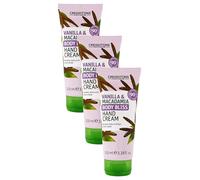 Creightons Body Bliss Vanilla And Macadamia Hand Cream (100ml) - Contains 93%+ naturally derived ingredients, Cruelty Free, Vegan Friendly & Paraben Free (Pack of 3)