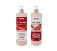 Creightons Professional Colour Radiance Shampoo + Conditioner Bundle | Colour Protect Moisturising, For Coloured Hair, Green Tea & Macadamia Oil, Long-Lasting Colour & Shine