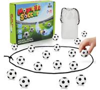 CREJOHY Magnetic Football Game Magnet Game with 20 Stone Board Game Age 14+