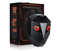 Crelander Motorcycle Backpack,Knight Backpack with LED Display, 3D Waterproof Hard Shell Laptop Travel Bag DIY Programmable Storage Daypack Helmet Bag for Riding 17inch