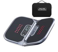 Creliver Foot Circulation Massager Machine , Circulation Stimulator Booster for Feet and Legs Foldable, Relieves Aches & Pains in Legs and Reduces Swollen Feet & Ankles, Gifts for The Elderly