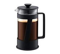 BODUM Crema 8 Cup French Press Coffee Maker, Black, 1.0 l, 34 oz
