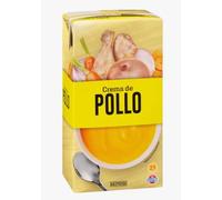 Crema de Pollo con Verduras, Chicken Cream Soup with Vegetables, 500ml pack de 5