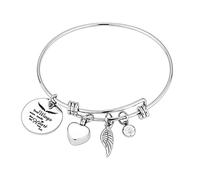 Cremation Bracelets For Ashes Birthstone Urn Jewelry Cuff Bangle Ash Holders As Keepsake