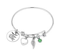 Cremation Bracelets For Ashes Birthstone Urn Jewelry Cuff Bangle Ash Holders As Keepsake