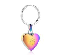 Cremation Jewellery Urn Keyring for Pet Human Ashes Dog Cat Keepsake Memorial Urn Keyring Ash Holder for Women Men