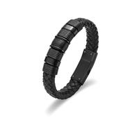 Cremation Jewelry Cuff Urn Bracelet for Ashes for Women Men Keepsake Memorial Urn Braided Leather Bangle Bracelet for Ashes