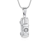 Cremation Jewelry for Ashes Little Car Shape Urn Pendants for Ashes Holder Memorial Keepsake Urn Necklace Cool Necklace