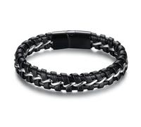Cremation Jewelry Urn for Ashes Memorial Braided Leather Urn Wristband for Men Keepsake Urn Bangle Jewelry