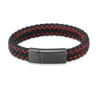 Cremation Jewelry Urn for Ashes Memorial Braided Leather Urn Wristband for Men Keepsake Urn Bangle Jewelry