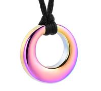Cremation Jewelry Urn Necklace for Ashes for Women Men, Circle of Life Eternity Memorial Pendant Ash Jewelry