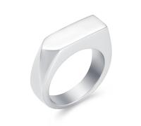 Cremation Rings for Ashes Simple Square Band Ring Keepsake Arrow Band Finger Ring Holder Ashes for Pet Human Memorial Urn Ring for Men Women